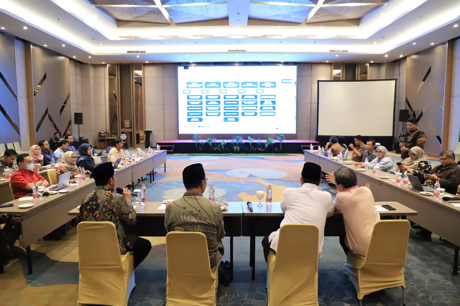 Suasana Rapat Terkait Rancangan Organisasi dan Tata Kerja Ditjen Pesantren dan Direktorat Vokasi di Hotel Luminor Jakarta. (02/04/26)