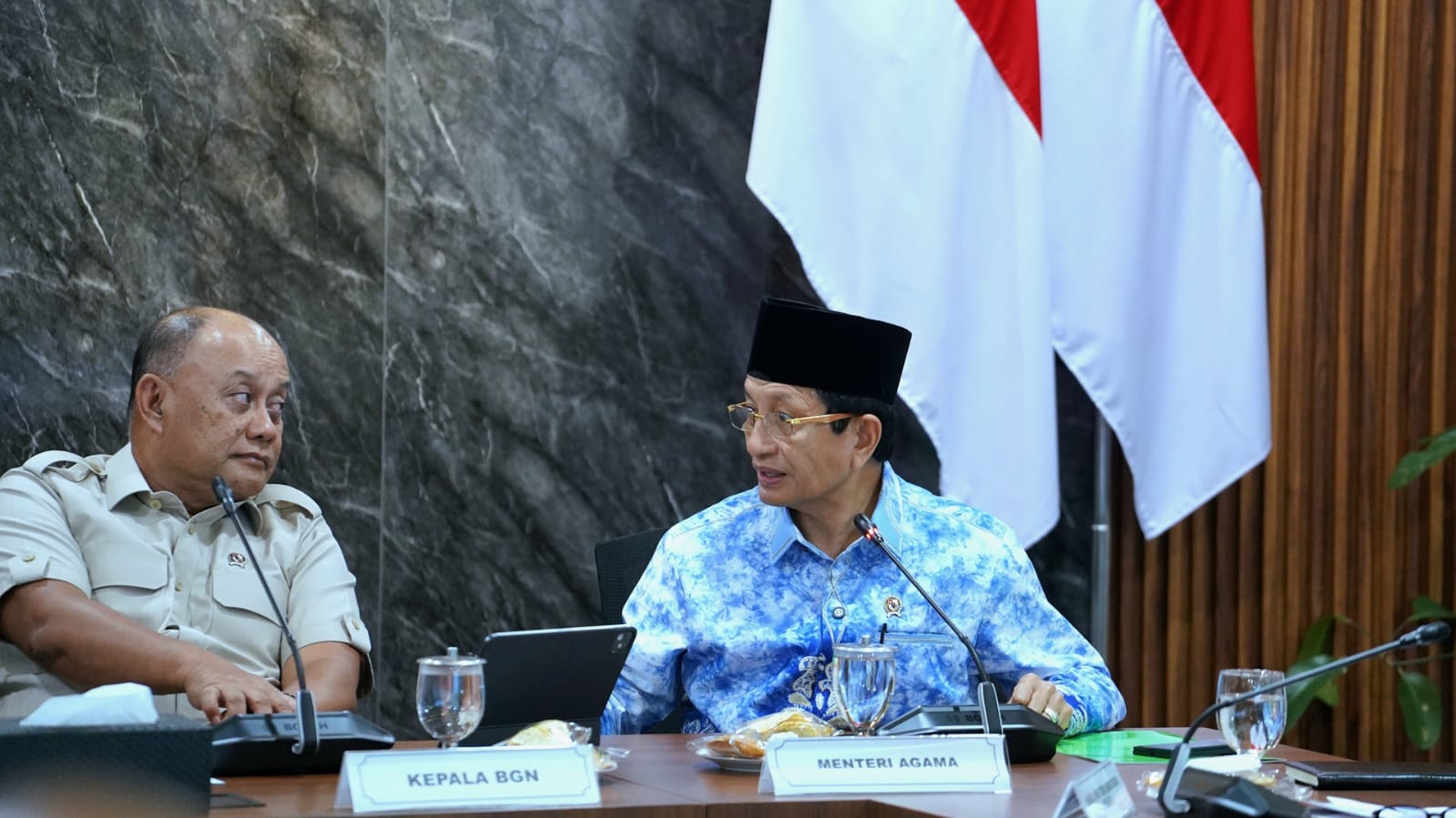 Menag menekankan sinkronisasi data Kemenag-BGN untuk menjamin transparansi dan akurasi data penerima