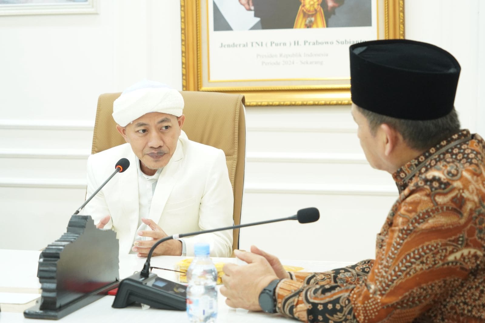 Paparan Ketua Dewan Pembina Muhammad Syukur kepada Wamenag Romo Syafi'i