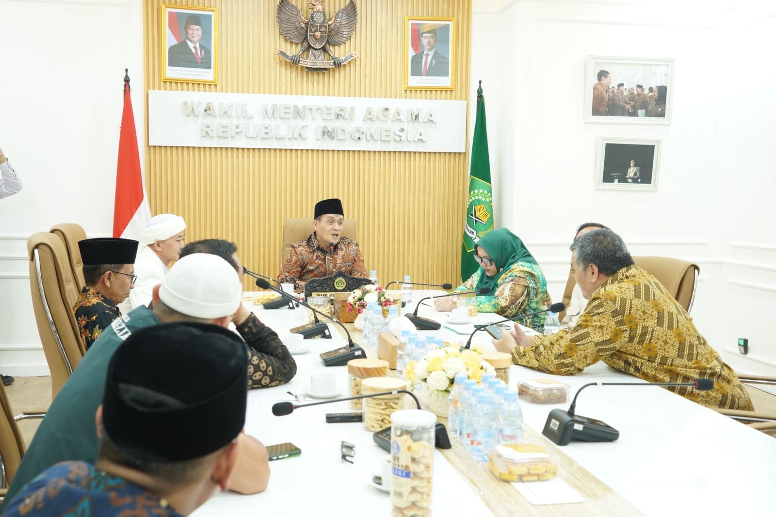 Audiensi Wamenag beserta Staf Khusus dan Tenaga Ahli bersama Majelis Azzkira