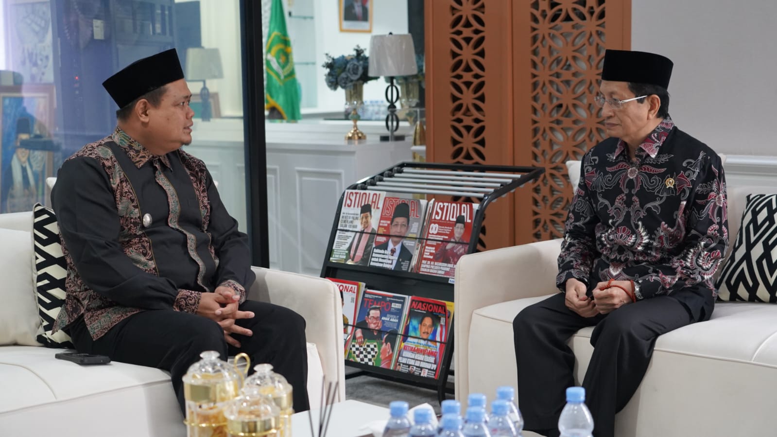 Menag dan Wabup Bungo Bahas Sinergi Pembinaan Pesantren dan Kerukunan Umat
