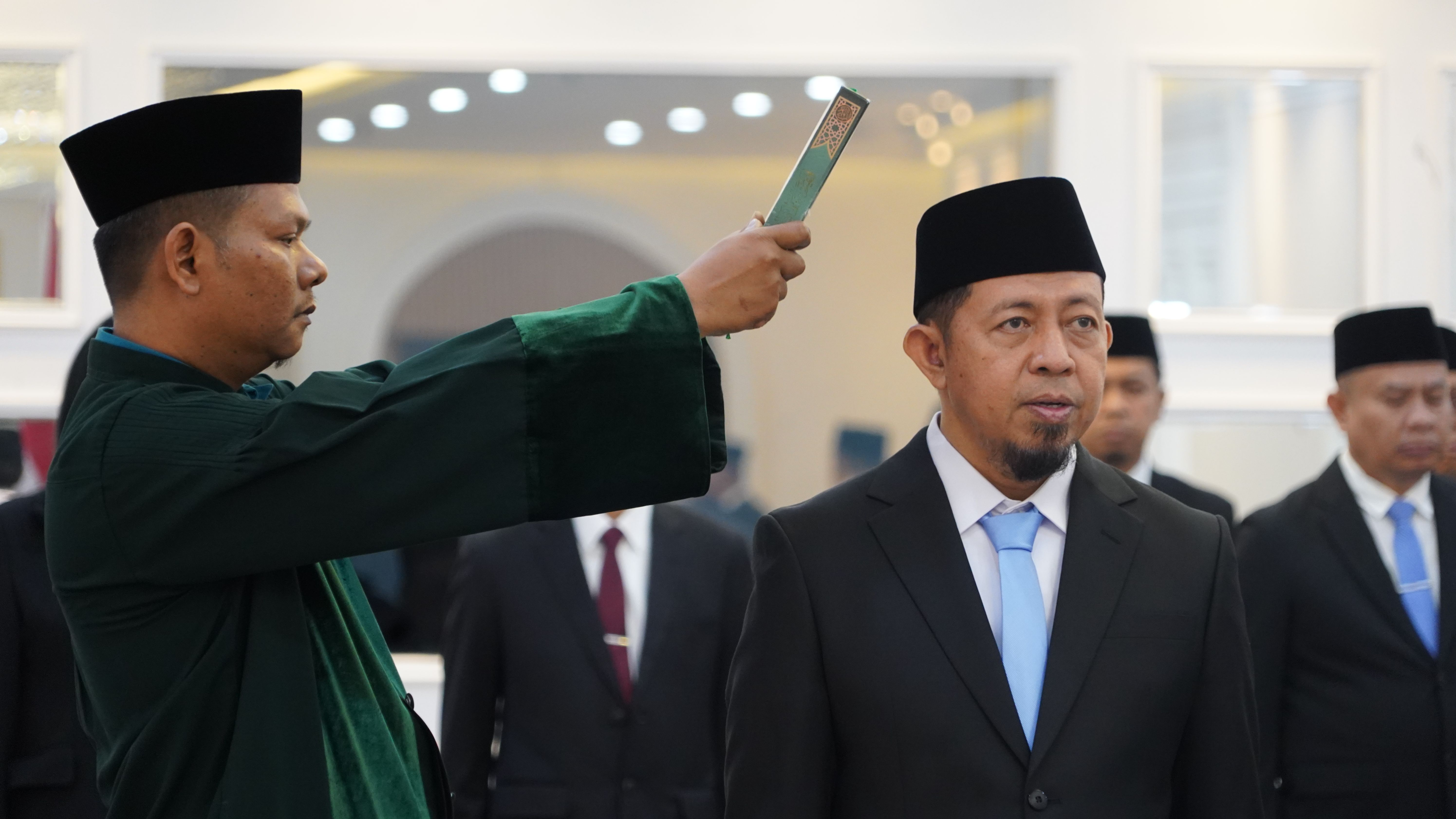 Menteri Agama Lantik Dirjen Pesantren Pertama dan Empat Rektor PTKN