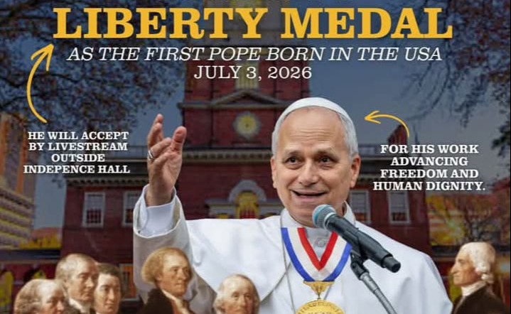 Pemberian Liberty Medal kepada Paus Leo XIV dan Kebebasan Beragama