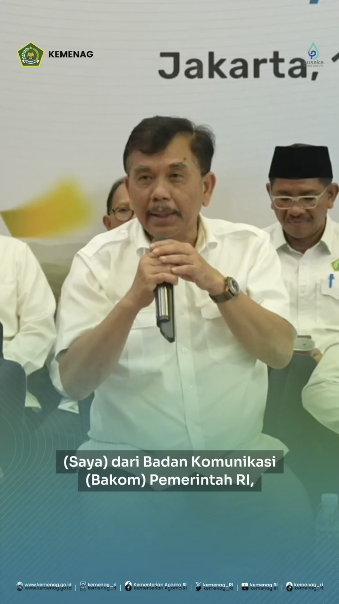Apresiasi Kepala Bakom Atas Kinerja Kemenag